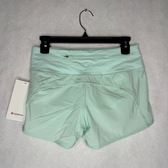 LULULEMON Run Times Short II *4" - Misty Mint - W7AKXS - Sz 4 - Picture 6 of 9